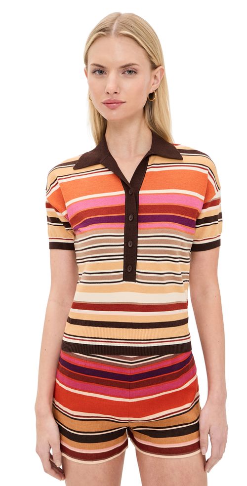 Sable Polo Shirt Murano Stripe