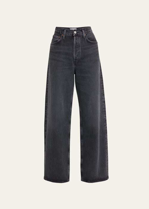 Low-Rise Baggy Wide Jeans