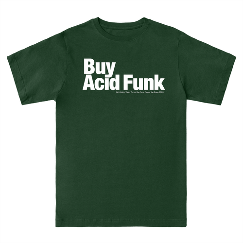Buy Acid Funk T-shirt in Bottle Green - Sma