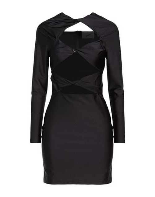 Woman Mini dress Black Size M Polyamide, Elastane