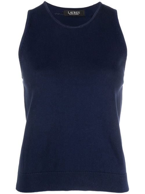 Leonarda sleeveless knit top - Blue