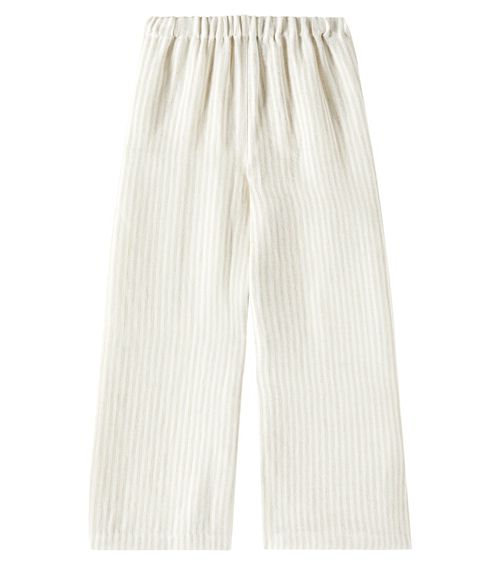 Striped linen pants