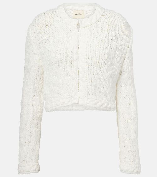 Genevieve open-knit cardigan