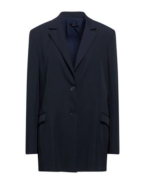 Woman Blazer Midnight blue Size 10 Polyester, Elastane