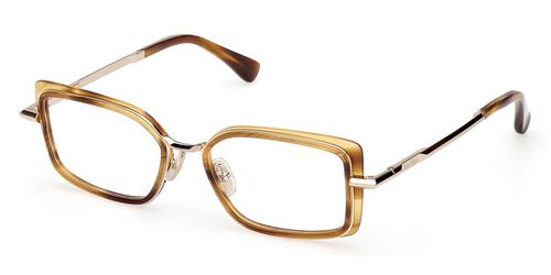 Max Mara MM5186 050 Women’s Eyeglasses Brown Size 53 (Frame Only) - Blue Light Block Available