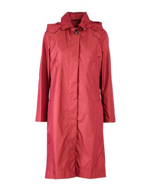 Woman Overcoat & Trench Coat Brick Size 4 Polyester