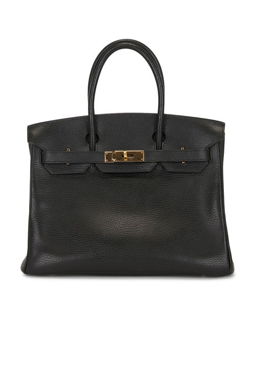 Hermes Ardennes Birkin 30 Retourne Handbag in Black