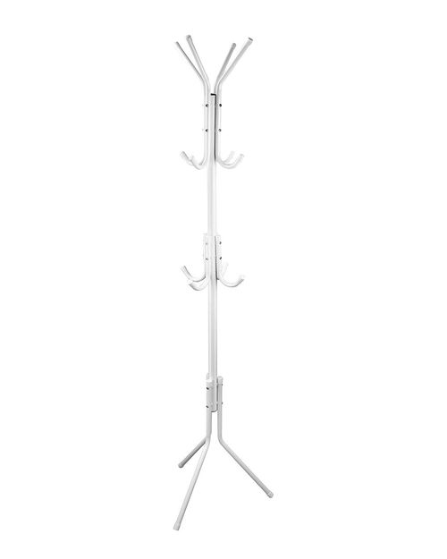 White Coat Rack Organizer