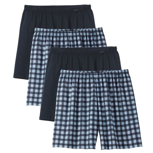 CALIDA Boxer navy / blu chiaro / nero / offwhite