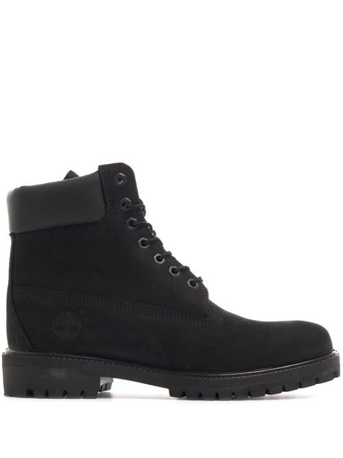 Panelled suede ankle boots - Black