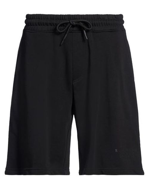Man Shorts & Bermuda Shorts Black Size L Cotton, Polyester