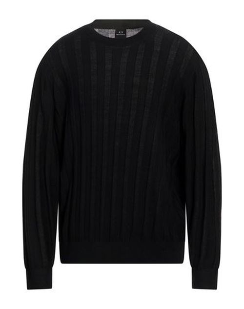 Man Sweater Black Size XL Virgin Wool, Acrylic, Polyamide, Elastane