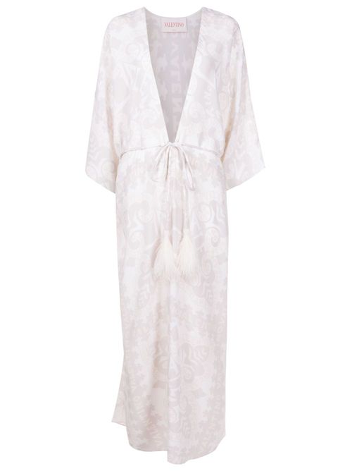 Valentino Garavani geometric-print beach cover-up - Neutrals