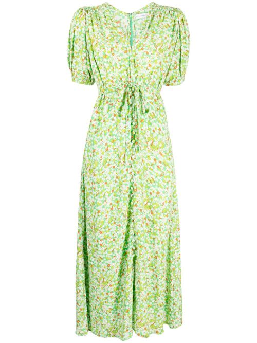 Bellavista floral-print dress - Green