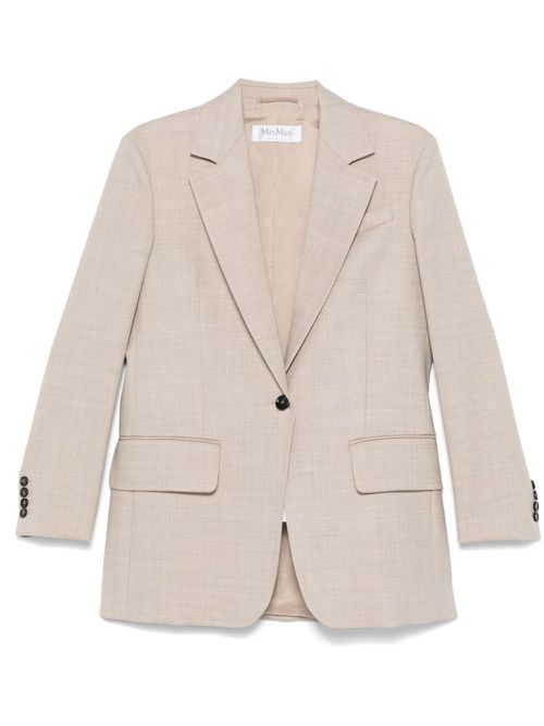 Wool blazer - Neutrals
