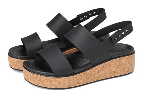 Crocs Women's Brooklyn Cork Low Wedge Sandal
