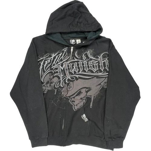 Metal Mulisha Hip Hop Hoodie - Large Black Cotton