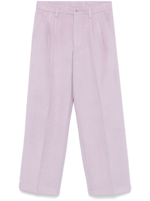 Wide-leg trousers - Purple