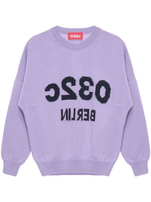 Selfie drop-shoulder jumper - Purple