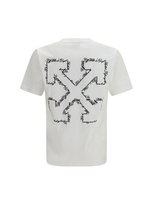 Script Arrow T-Shirt — White