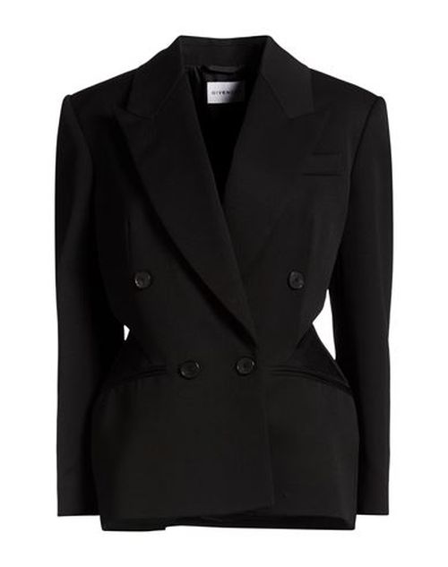 Woman Blazer Black Size 6 Wool