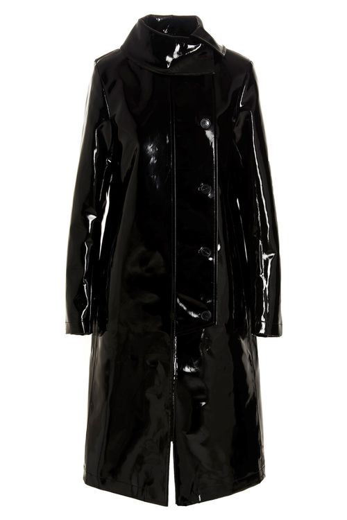 Vinyl Trench Coat