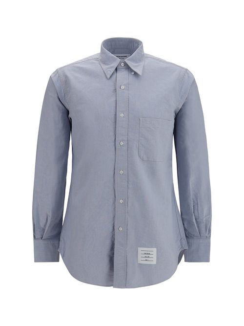 Cotton Oxford Shirt — Blue