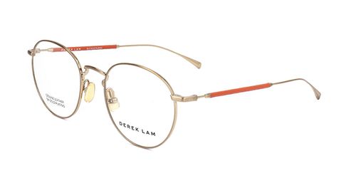 Derek Lam DL286 DGDOG Men's Glasses Gold 50 - Free Lenses - Blue Light Block Available