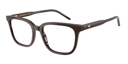 Emporio Armani EA3258 6255 Men's Eyeglasses Brown Size 52 - Blue Light Block Available