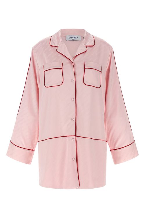 'Jacquard Satin New Roxy Pajama' Shirt