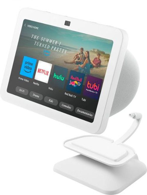 Echo Show 8 (3rd Gen) Adjustable Stand with USB-C Charging Port - White