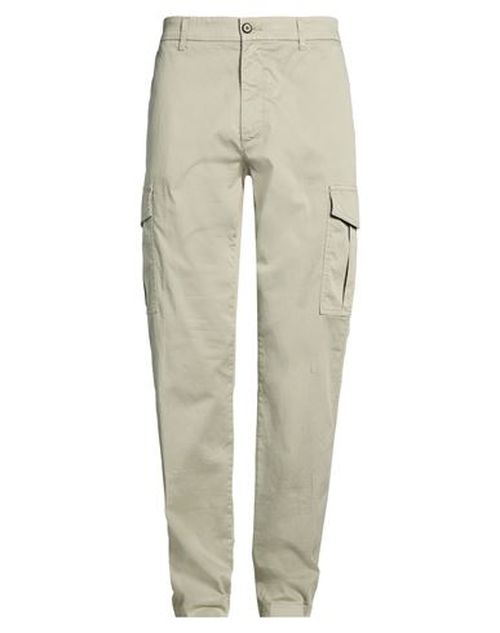Platinum Man Pants Sage green Size 30 Cotton, Elastane