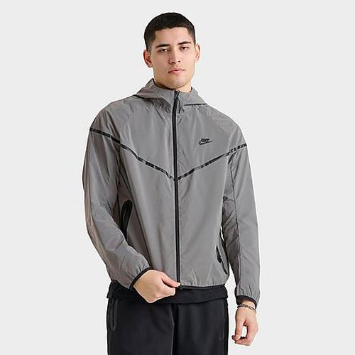 Men's Tech Woven Flash Jacket in Grey/Reflective Silver
