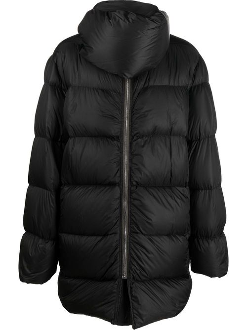 Hooded padded jacket - Black
