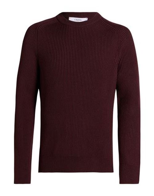 Man Sweater Chocolate brown Size 36 Virgin Wool