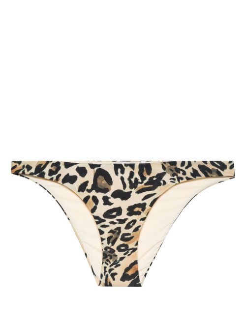 Leopard-print bikini bottoms - Neutrals