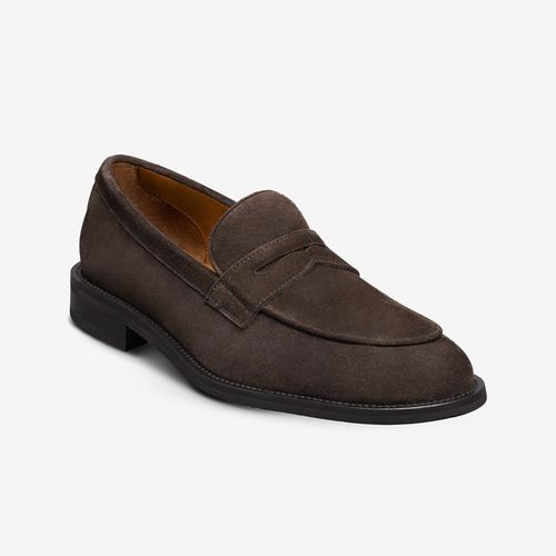 Como Penny Loafer in Bitter Chocolate Suede