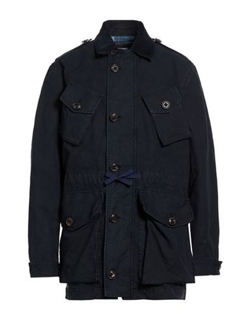 Man Jacket Midnight blue Size 38 Cotton