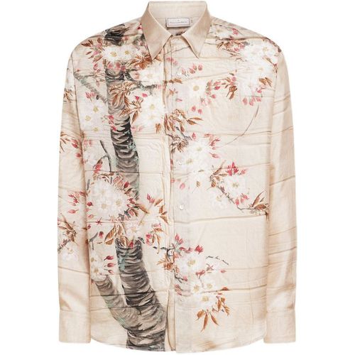 Chemise en soie imprimée Pierre Louis Mascia