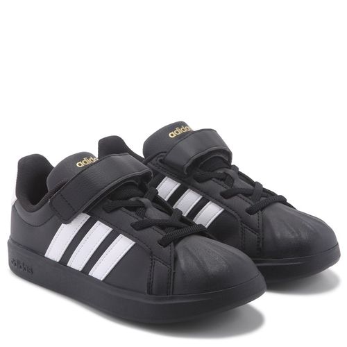 adidas gazelle silver green womens adidas VL Court 3.0 - Kids 12.0 / Black/White/Gum main image 1