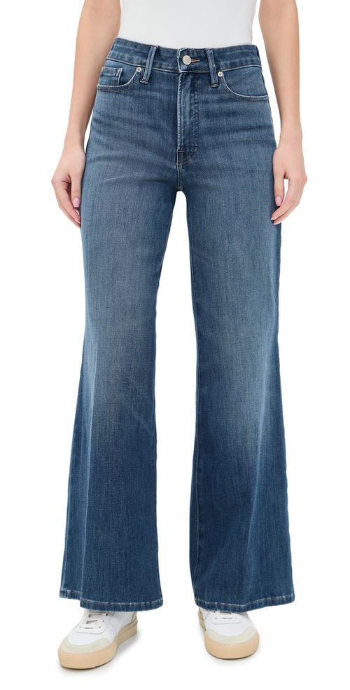 Soft Tech Good Waist Palazzo Ankle Jeans Indigo1281