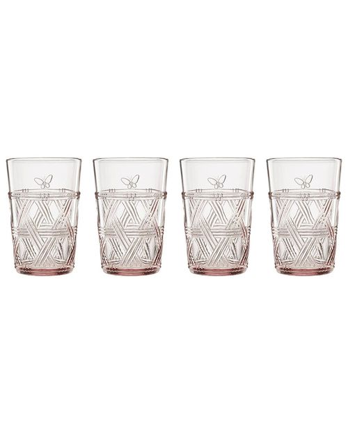 Set of 4 Butterfly Meadow Tall Glasses