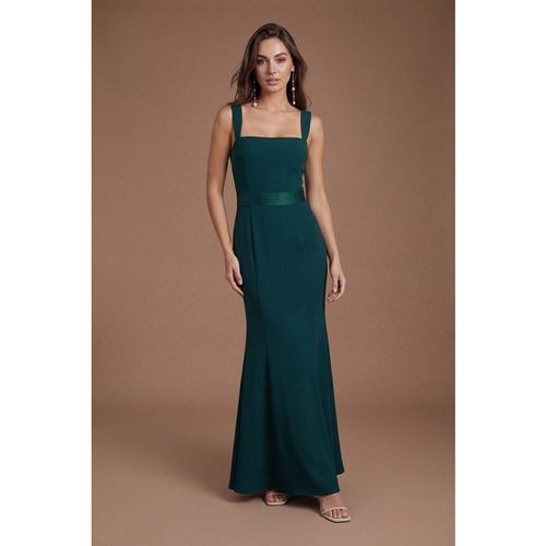 Coast Women's Strappy Satin Bridesmaid Dress With Tie Back Detail in Emerald