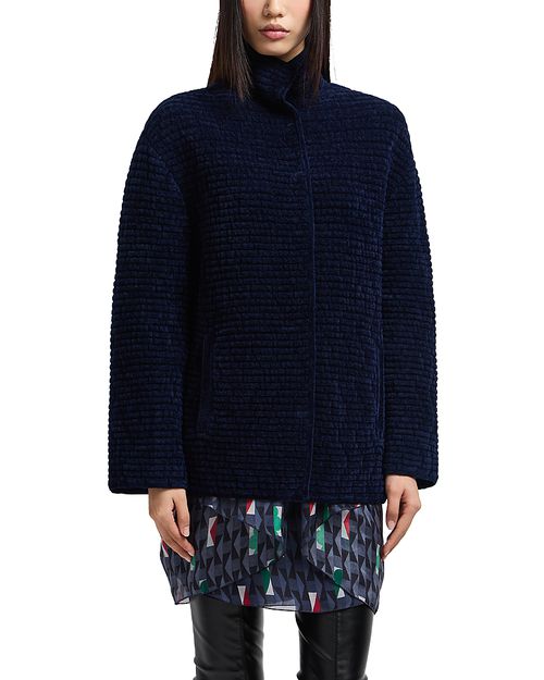 Terry Effect Chenille Jacket