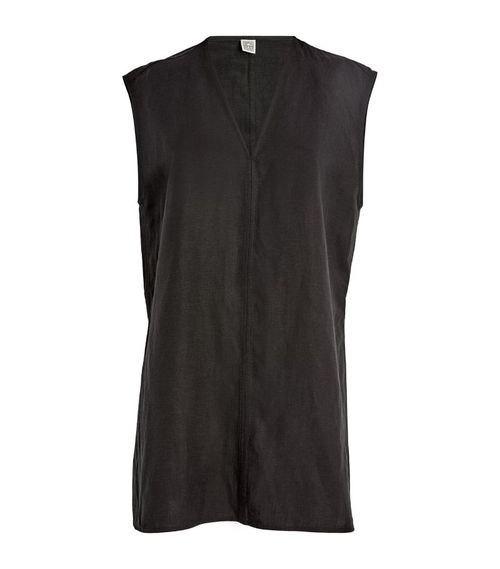 Sleeveless V-Neck Top