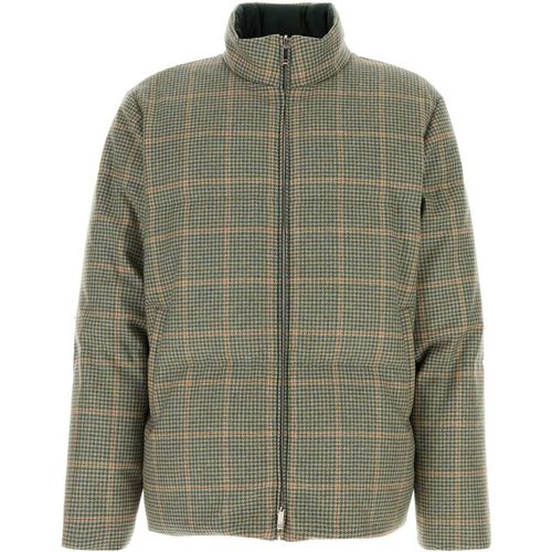 Thom Browne Embroidered Wool Reversible Down Jacket