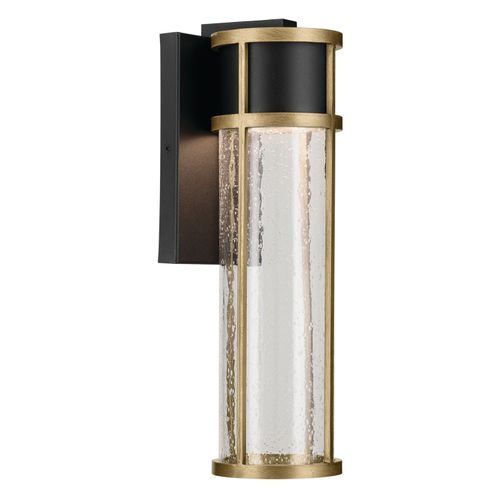 Textured Black LED Outdoor Wall Mount from the Camillo Collection