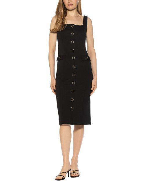 Mae Square Neck Button Down Dress