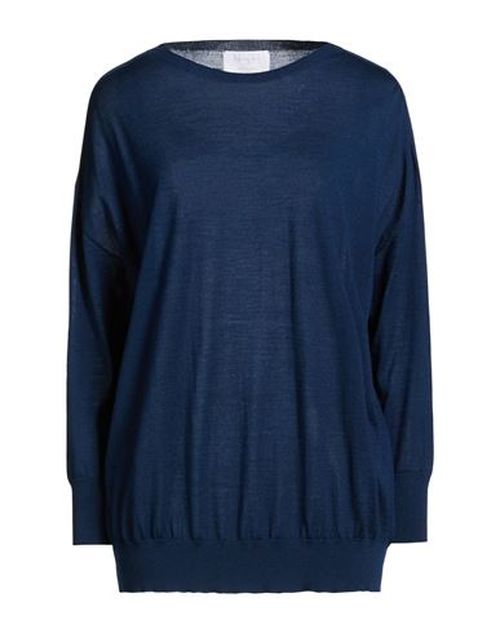 Collezione N_01 Woman Sweater Midnight blue Size S Merino Wool