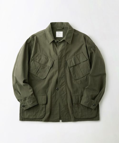 2ND POPLIN JUNGLE FATIGUE JACKET_OLIVE